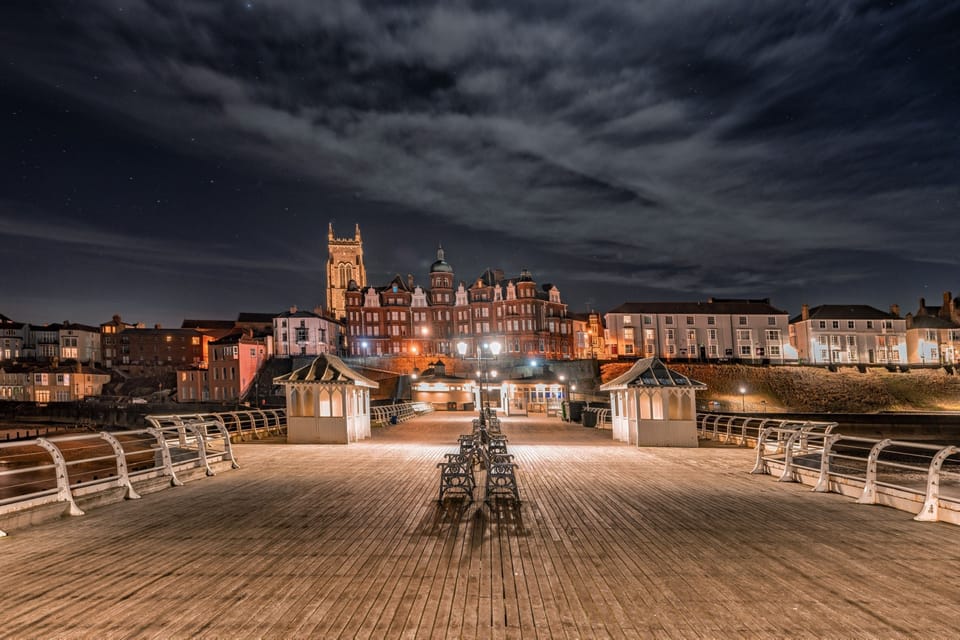 Cromer's Pavilion Pier at night