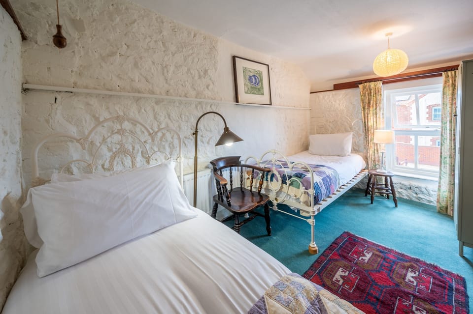 First floor: Bedroom two with 3ft twin beds