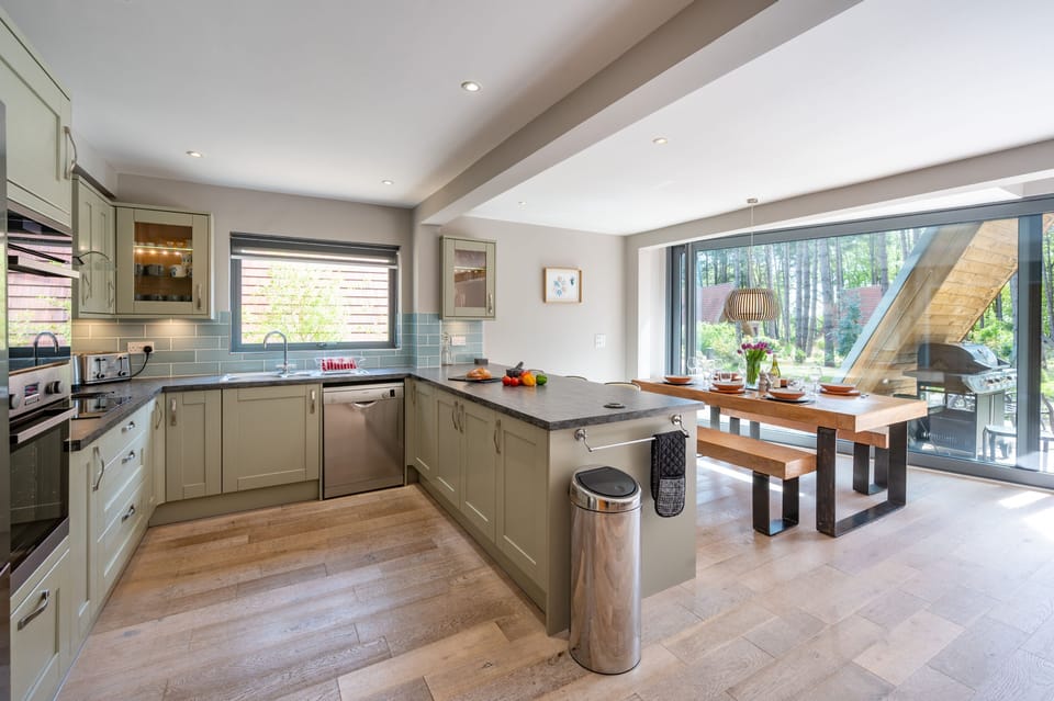 Ground floor: Kitchen area