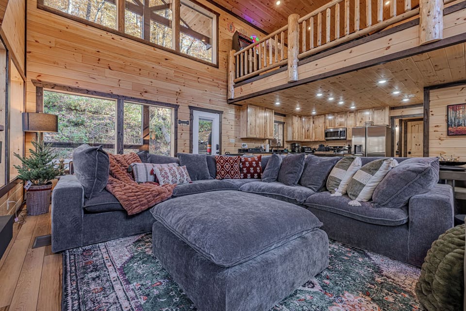 Open concept living, dining and kitchen make family times better!