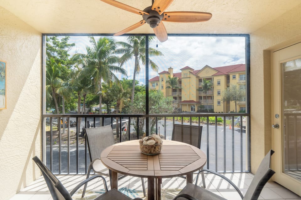 Enjoy a coffee or a meal on the patio.