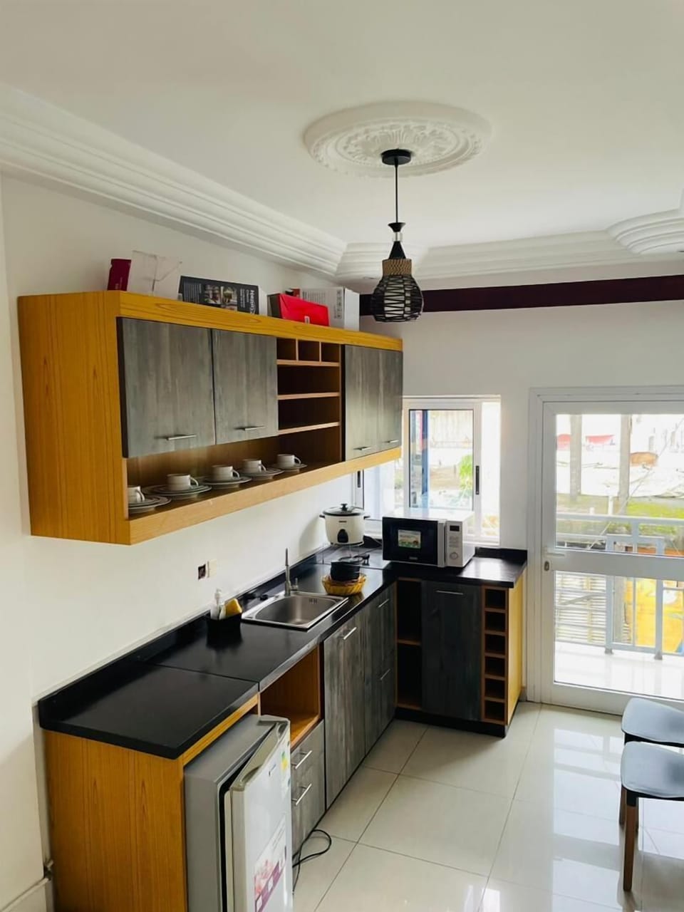 Deluxe Penthouse, Balcony, City View | Private kitchen