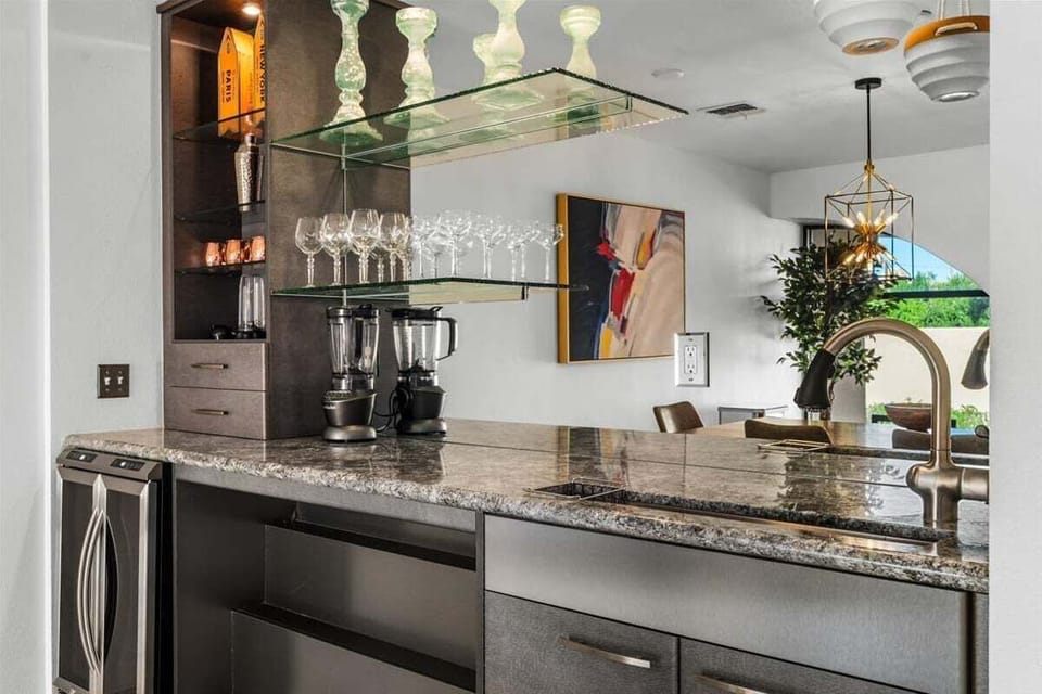 Condo, 1 King Bed, Balcony, Mountain View (Stevens 502) | Private kitchen | Toaster, dining table