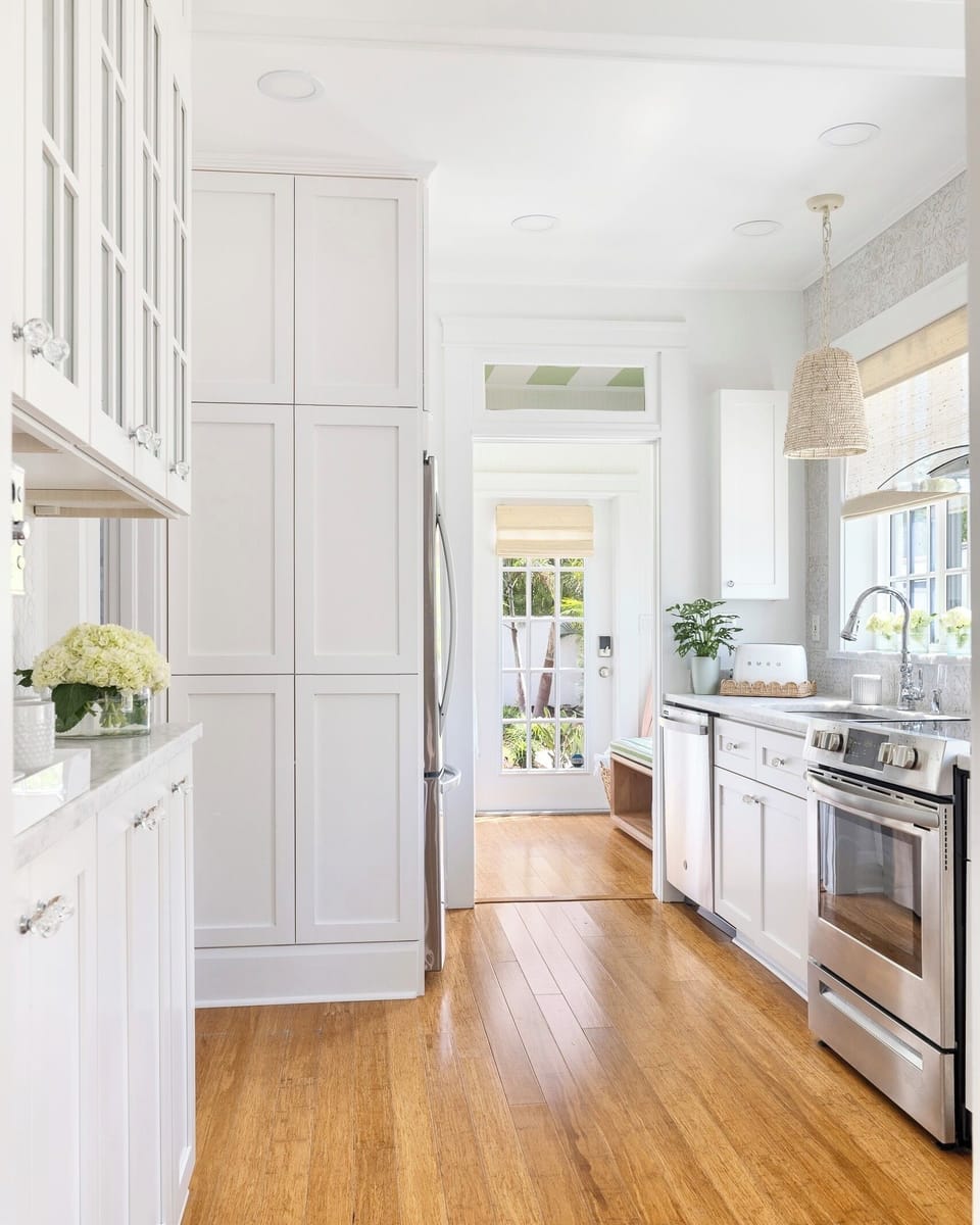 Your light filled, marble-clad, chef-kitchen!