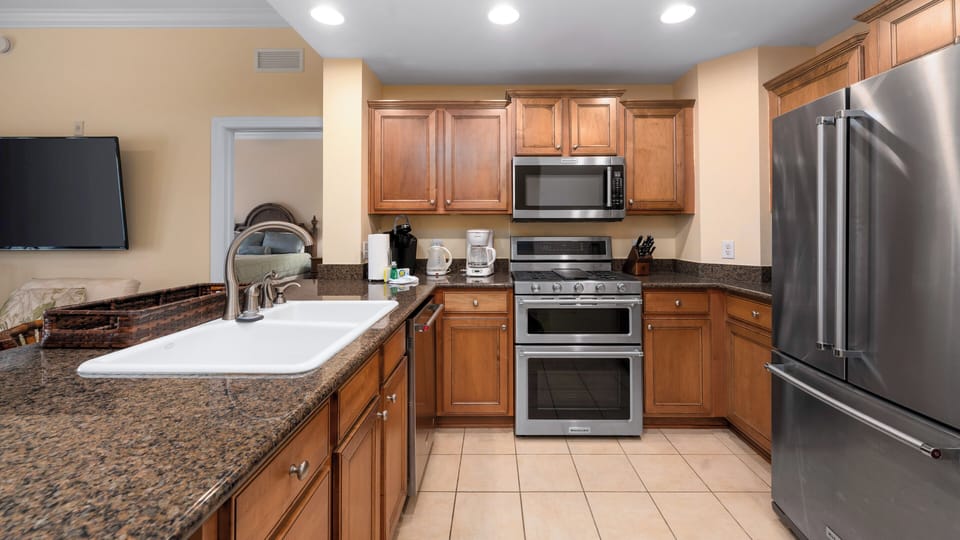 Double stainless steel stove