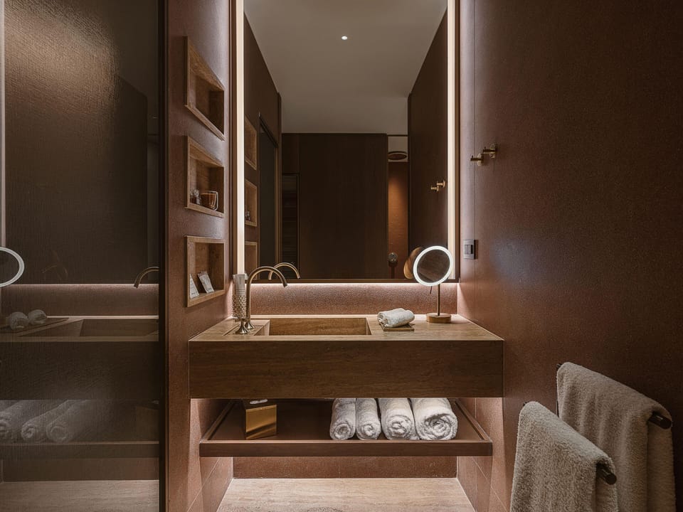 Free toiletries, hair dryer, bathrobes, slippers