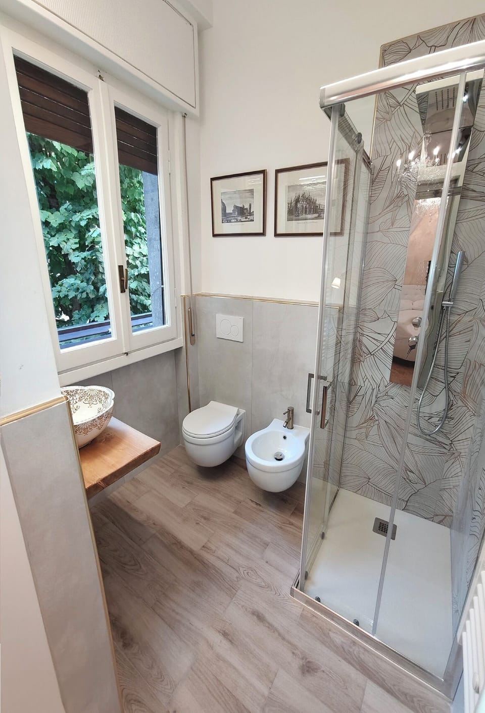 Superior Triple Room, Garden View | Bathroom | Shower, hair dryer, towels, soap