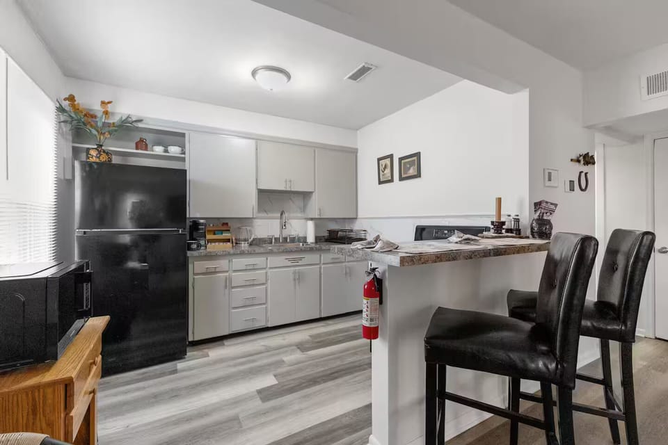 Thoughtfully stocked kitchen for daily meals