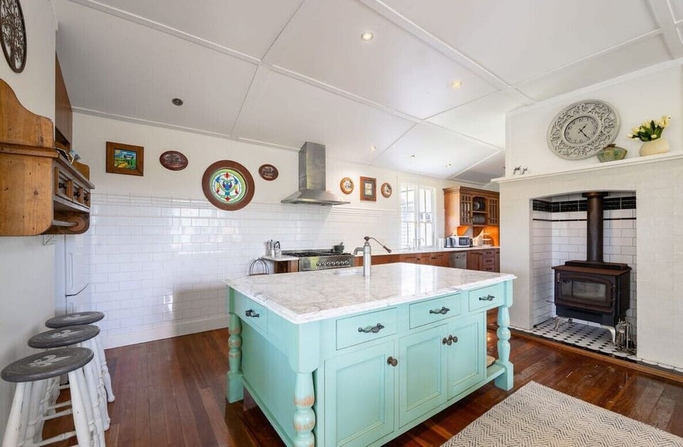 Large kitchen with plenty of storage - stocked with all the essentials you need