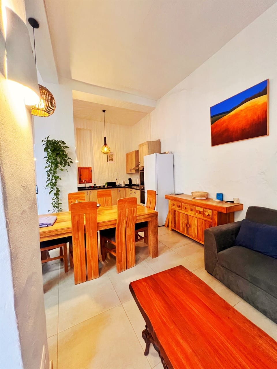 Open plan dining
