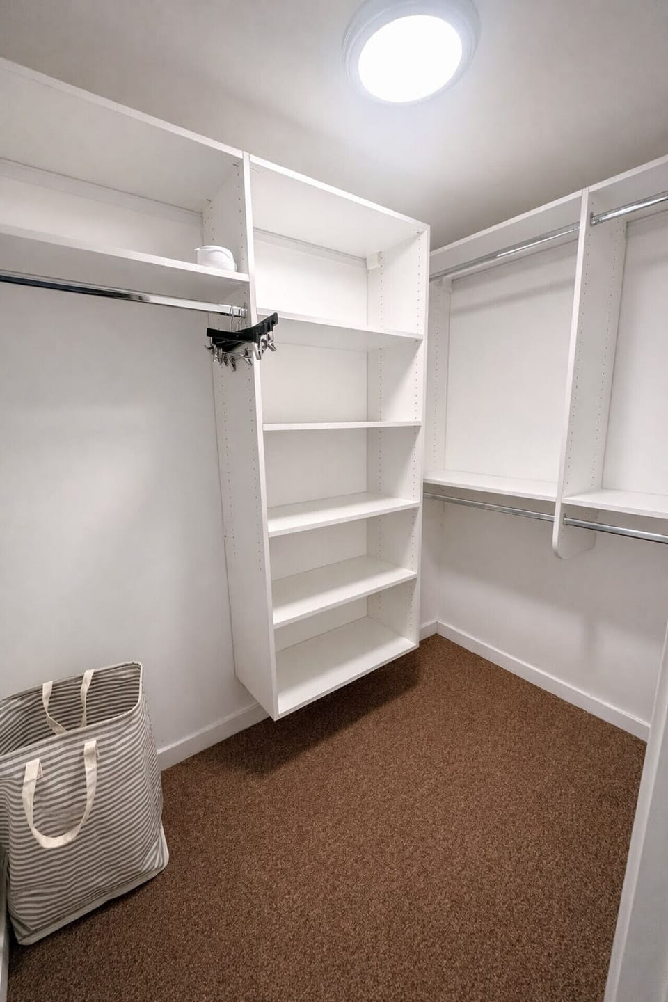 Bedroom #2: stay organized and feel at home with plenty of closet space and storage for all your belongings