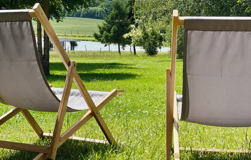 outside