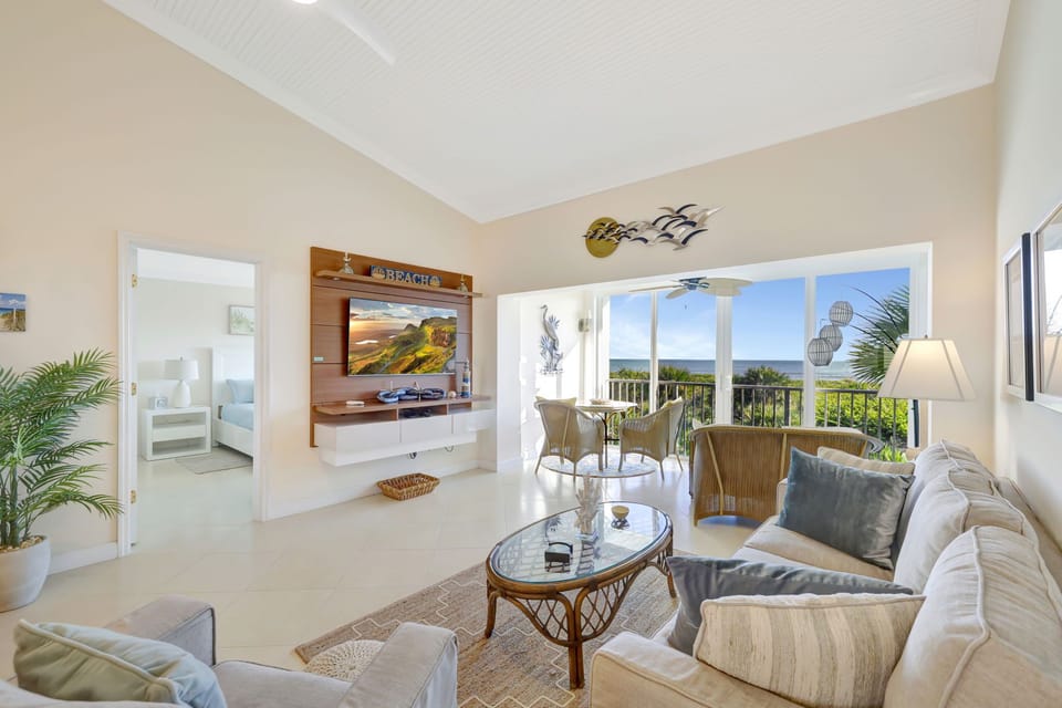 Family Room with view of the ocean