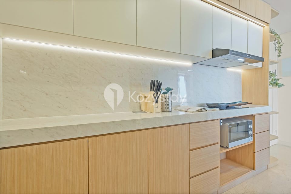 Apartment, 2 Bedrooms, City View | Private kitchen | Full-size fridge, microwave, stovetop, rice cooker
