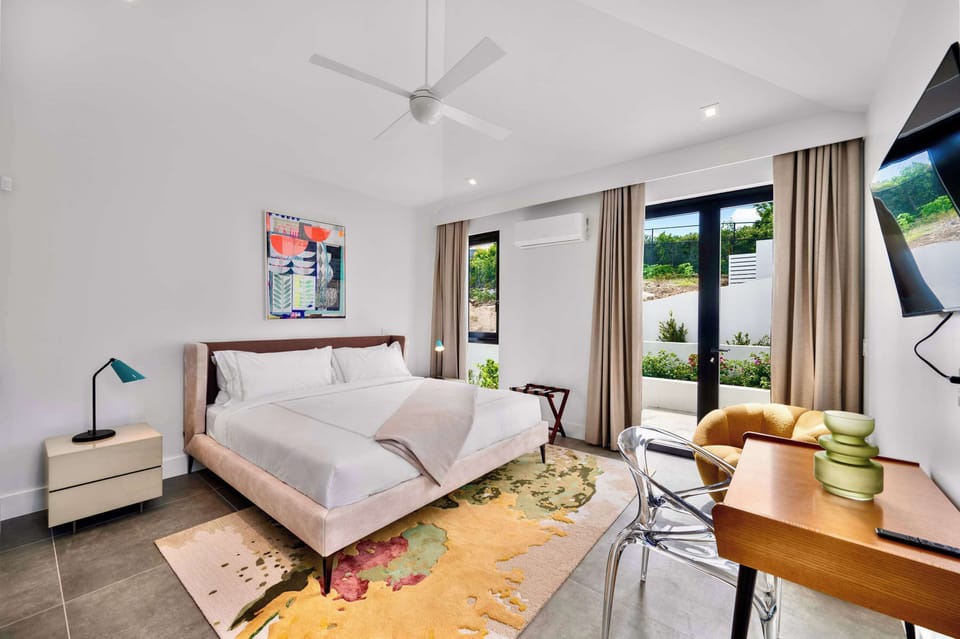 Elegantly furnished with curated pieces from the Roche Bobois collection