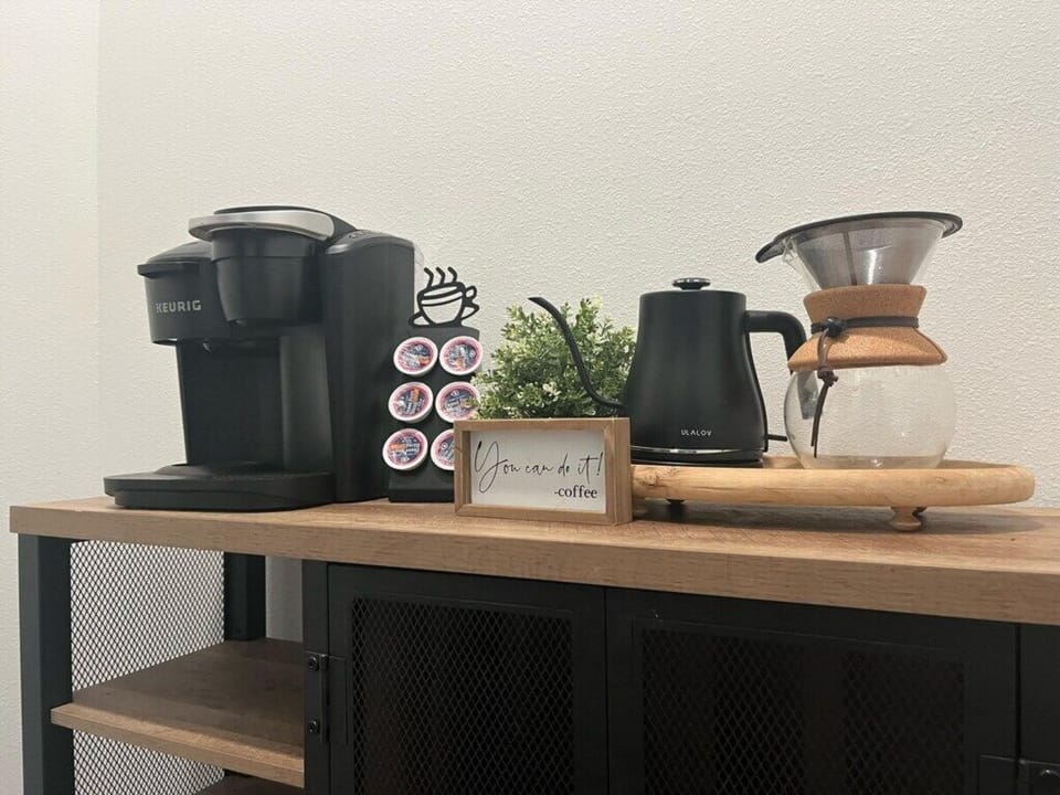 Do you like coffee in the early morning? Enjoy of your own coffee station (coffee pods provided).