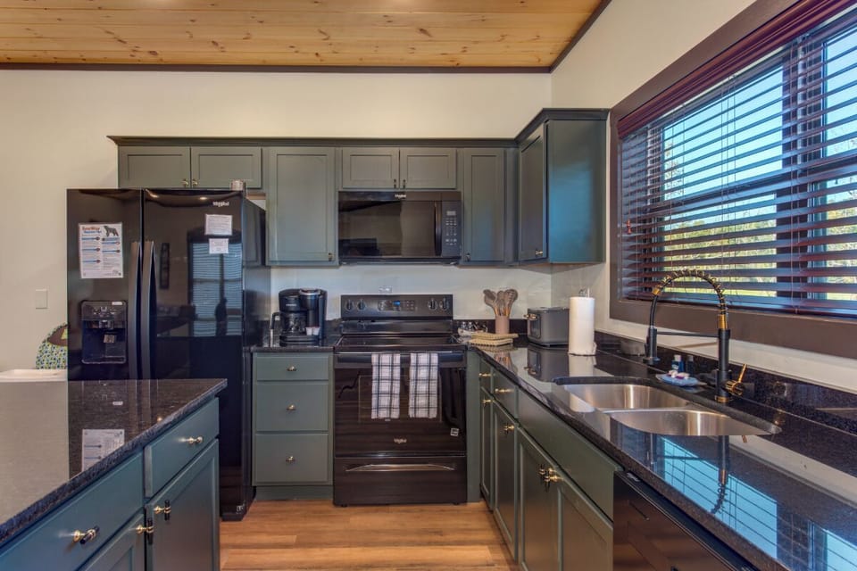 Blue Bella's fully-equipped kitchen