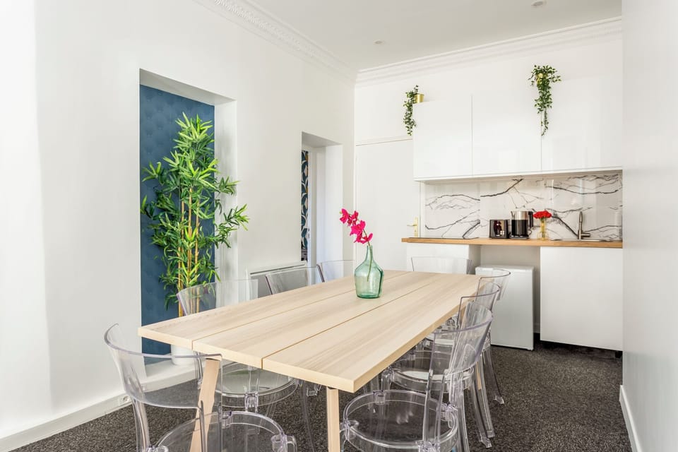 Apartment | Private kitchen | Fridge, microwave, stovetop, electric kettle
