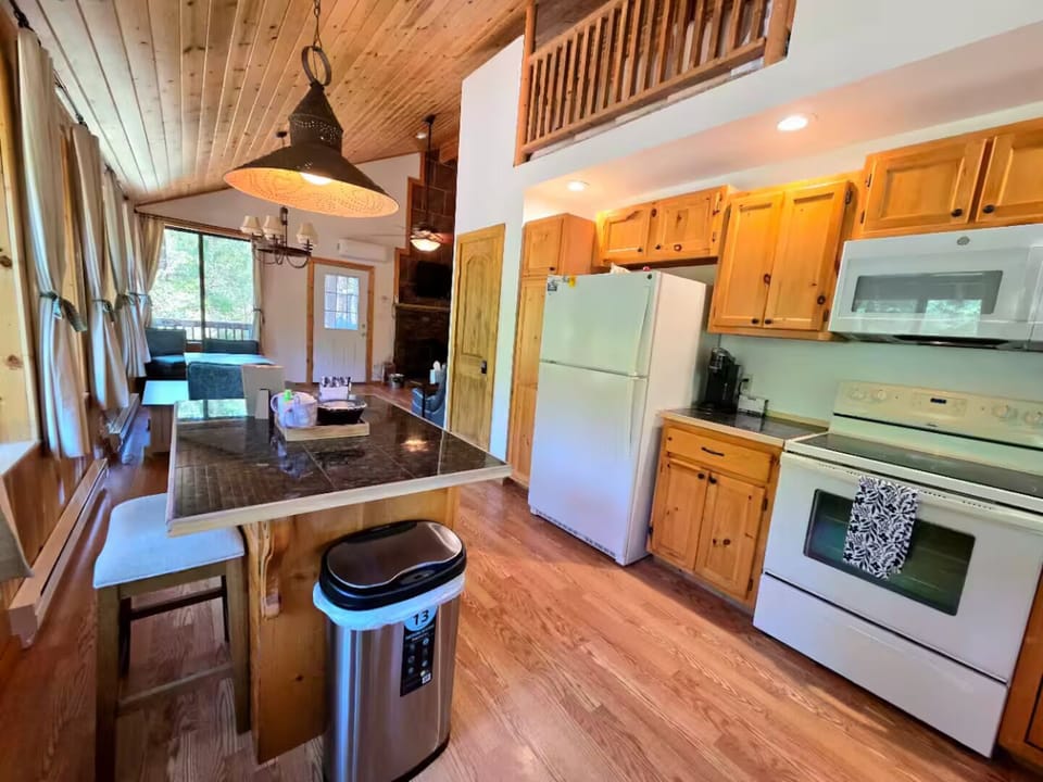 Fully stocked kitchen