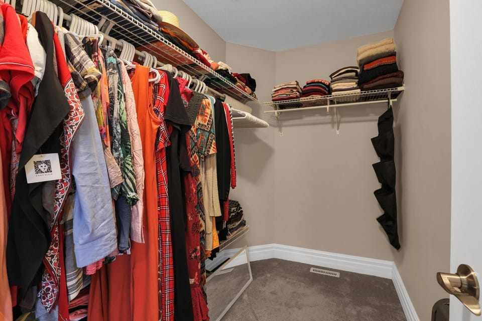 Walk-in closet in Primary bedroom