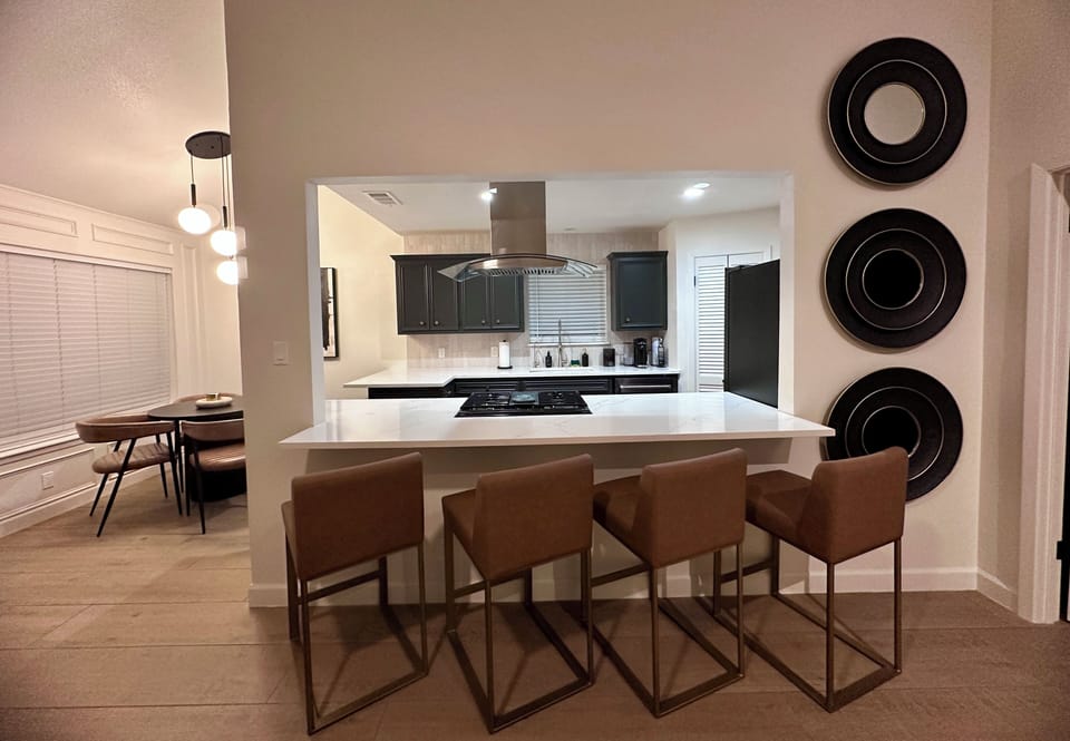Kitchen island with seating