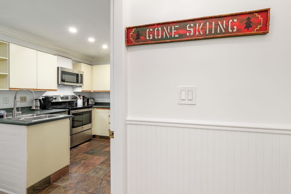 Kitchen from front hall