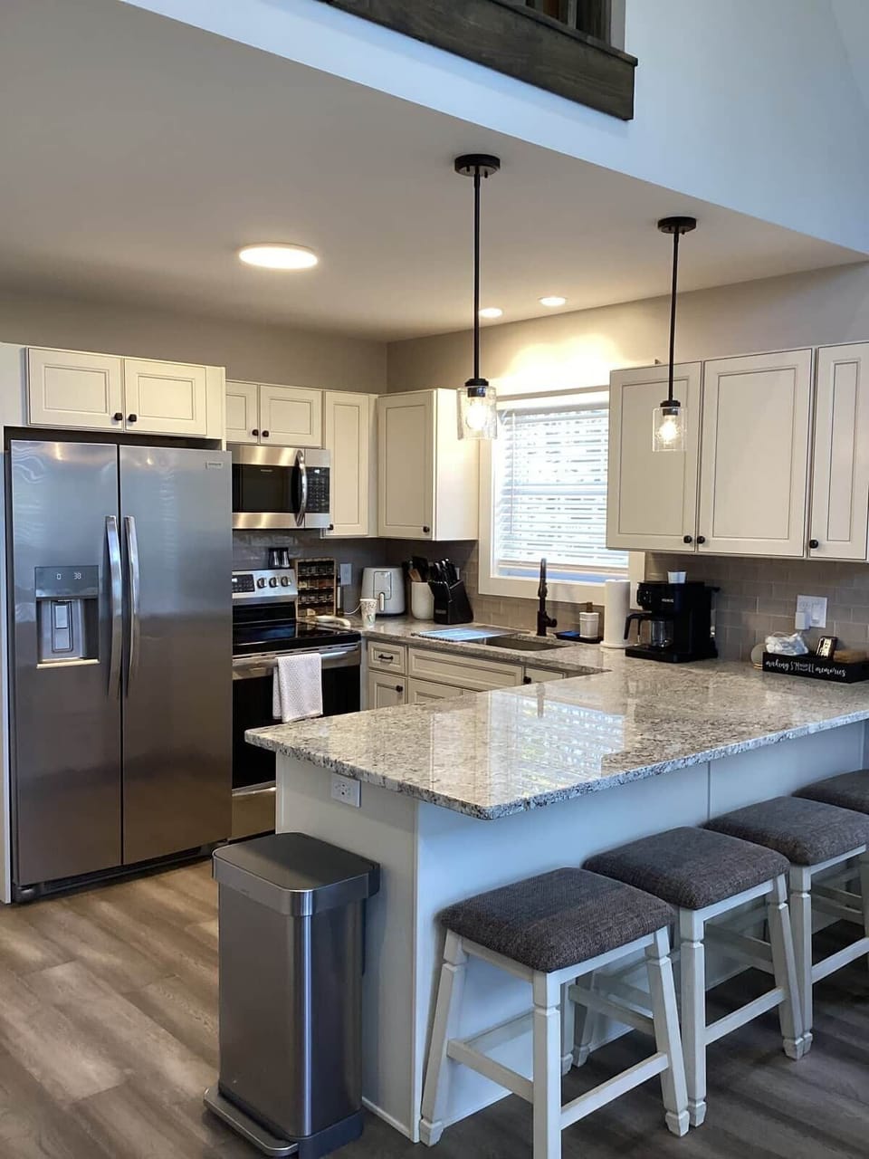 Fully stocked kitchen