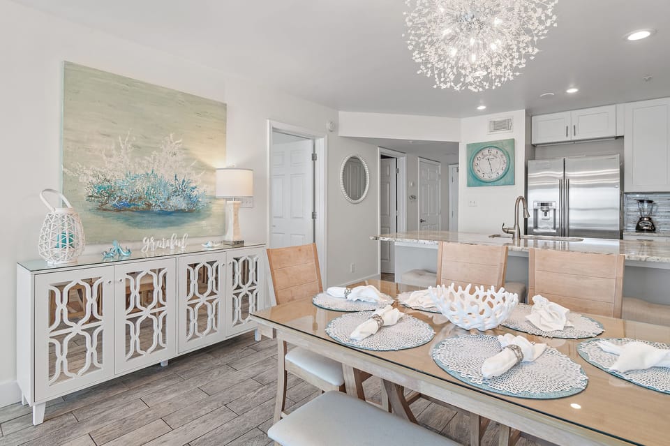 Dining Room & Full Kitchen, including a dishwasher.