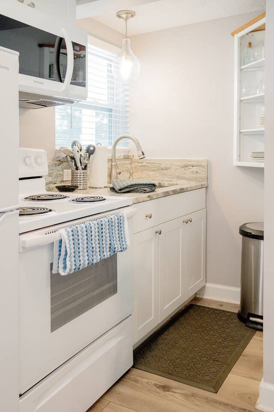 Fully stocked kitchen for easy meals at home