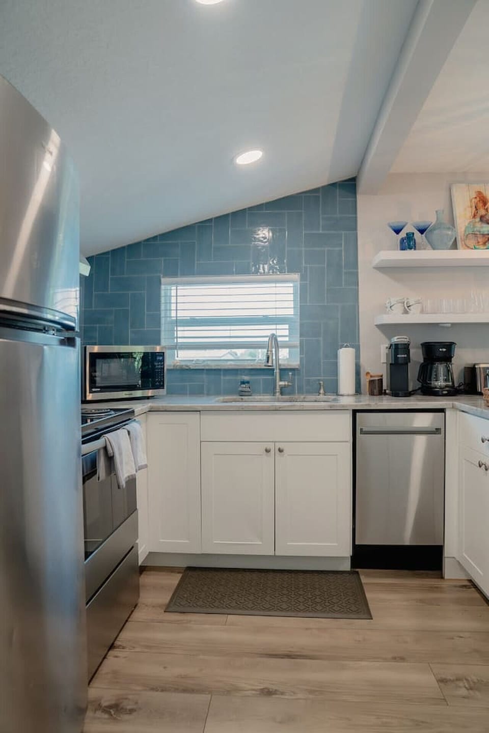 Coffee maker and essentials ready for your stay