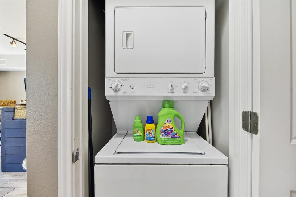 Washer and dryer in unit