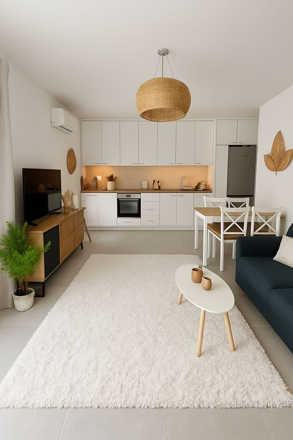 Winter version of living room