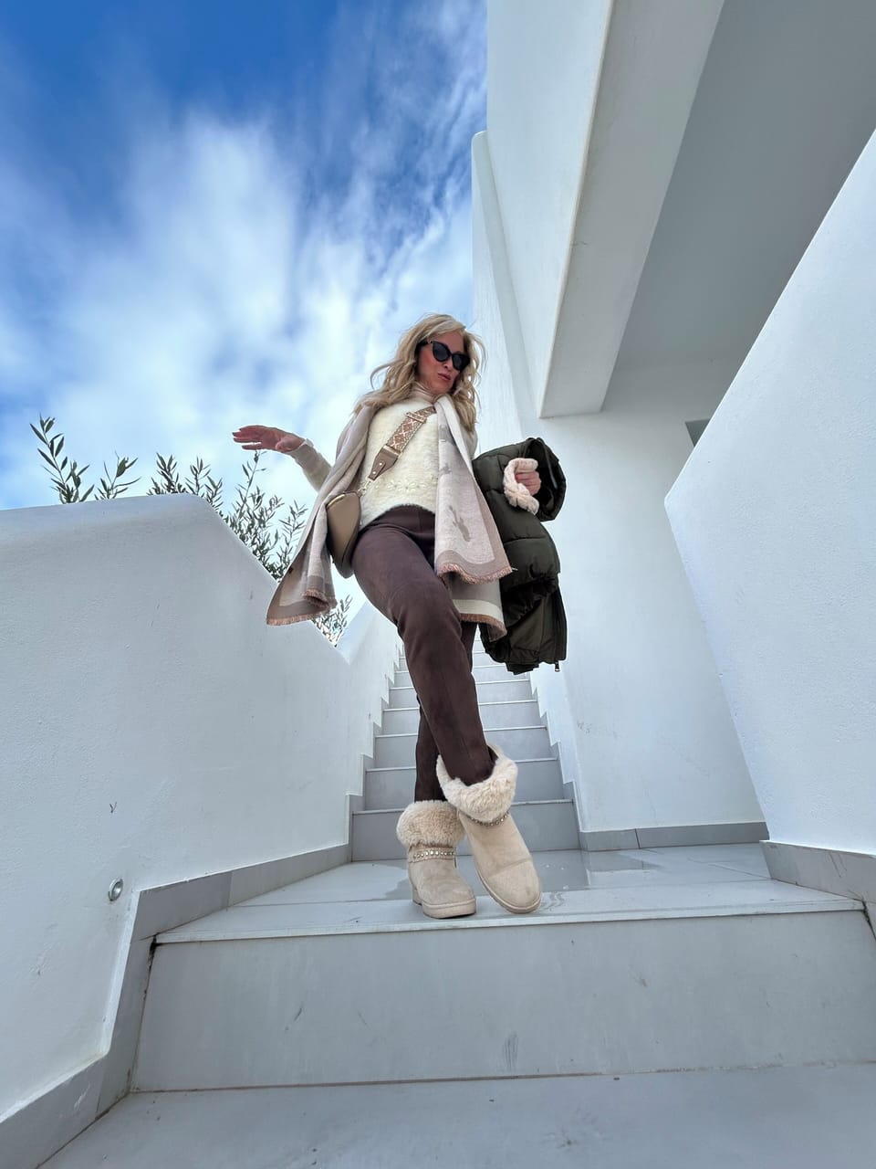 Entance stairs