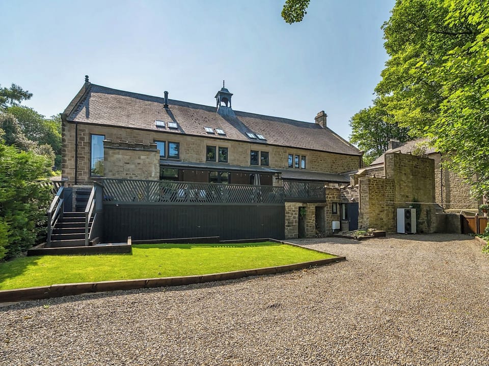 Front lawn and driveway | The Village Hall, Shotley bridge near consett