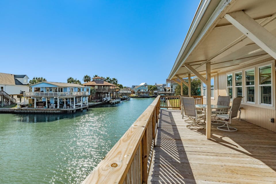 Enjoy the gulf breeze on the spacious patio