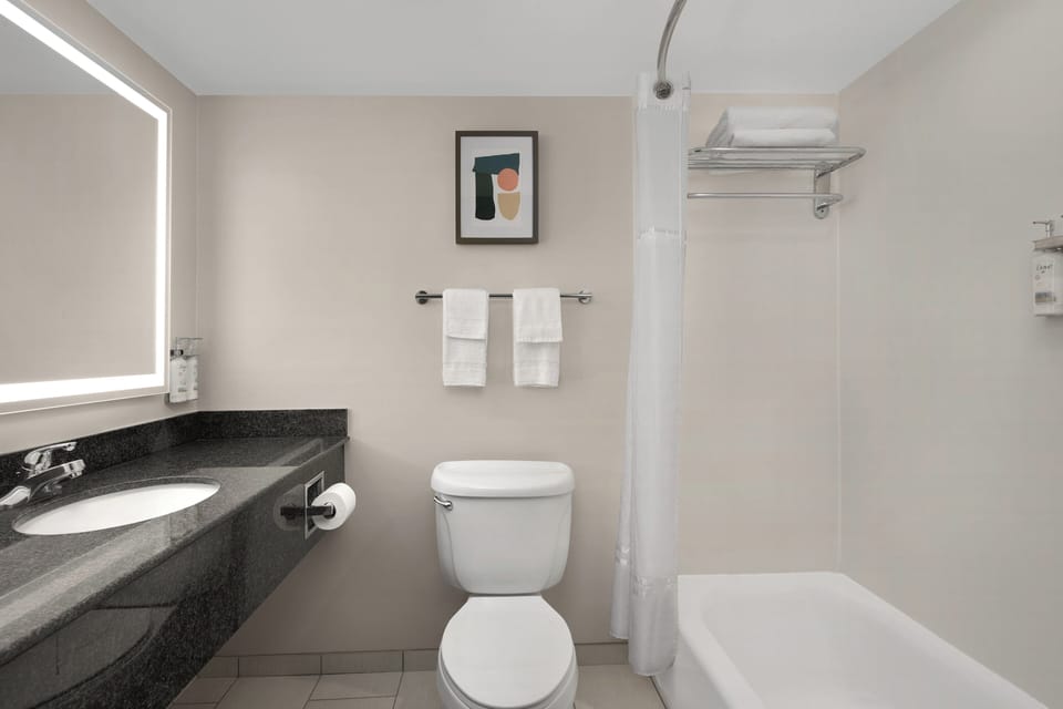 In-room safe, desk, laptop workspace, soundproofing