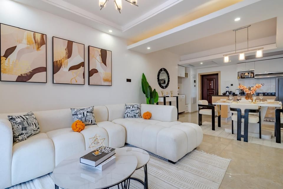 Classic Apartment, Balcony, City View | Living area | 55-inch plasma TV with cable channels, Netflix, first-run movies