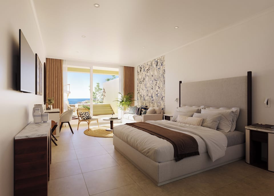 Junior Suite, Sea View (Villas | SwimUp Pool) | Premium bedding, minibar, in-room safe, blackout drapes
