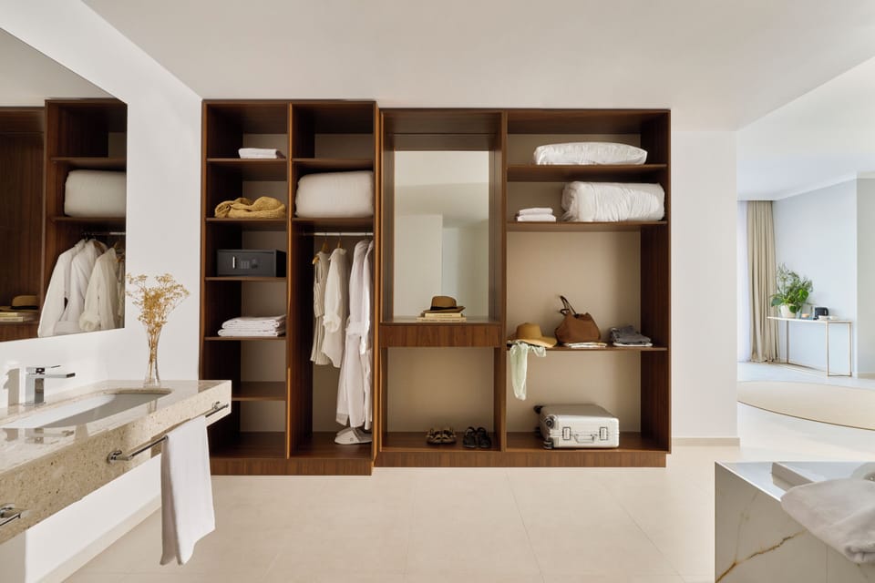 Suite, Terrace, Sea View | Premium bedding, minibar, in-room safe, blackout drapes