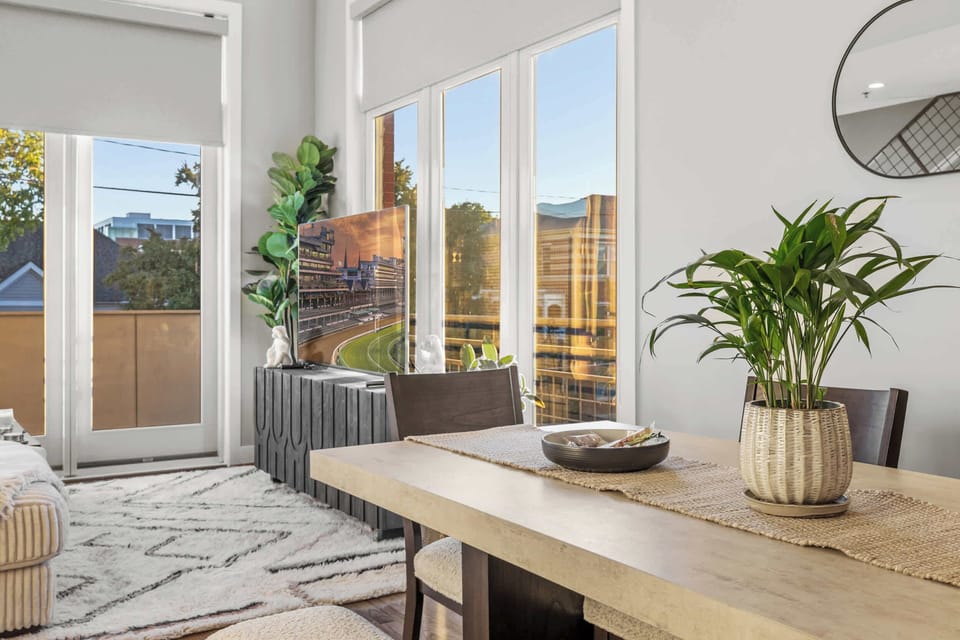 Dining area: A dining space designed for conversations, comfort, and a touch of luxury.