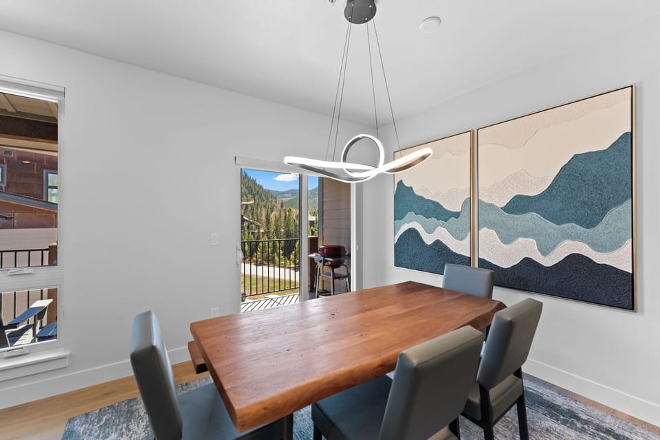 Dining area with seating for 6-8.