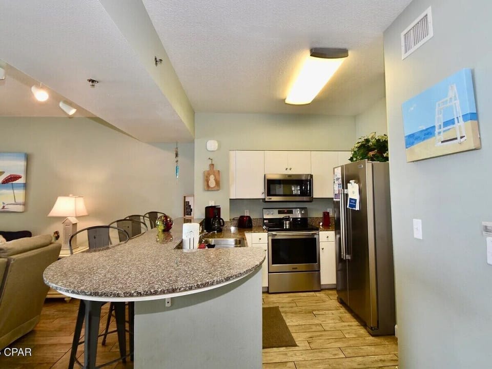 Full kitchen with all the cooking essentials