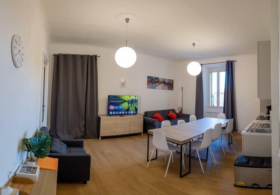 Double Room, Kitchenette | Living area
