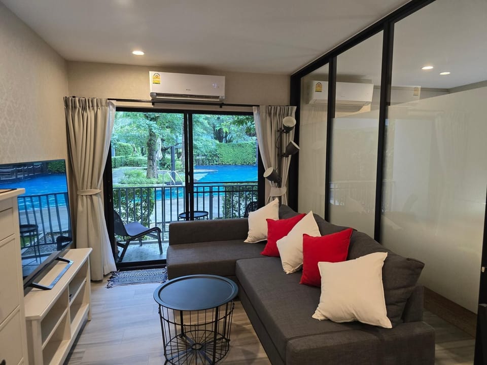 Apartment, Balcony, Pool View | View from room