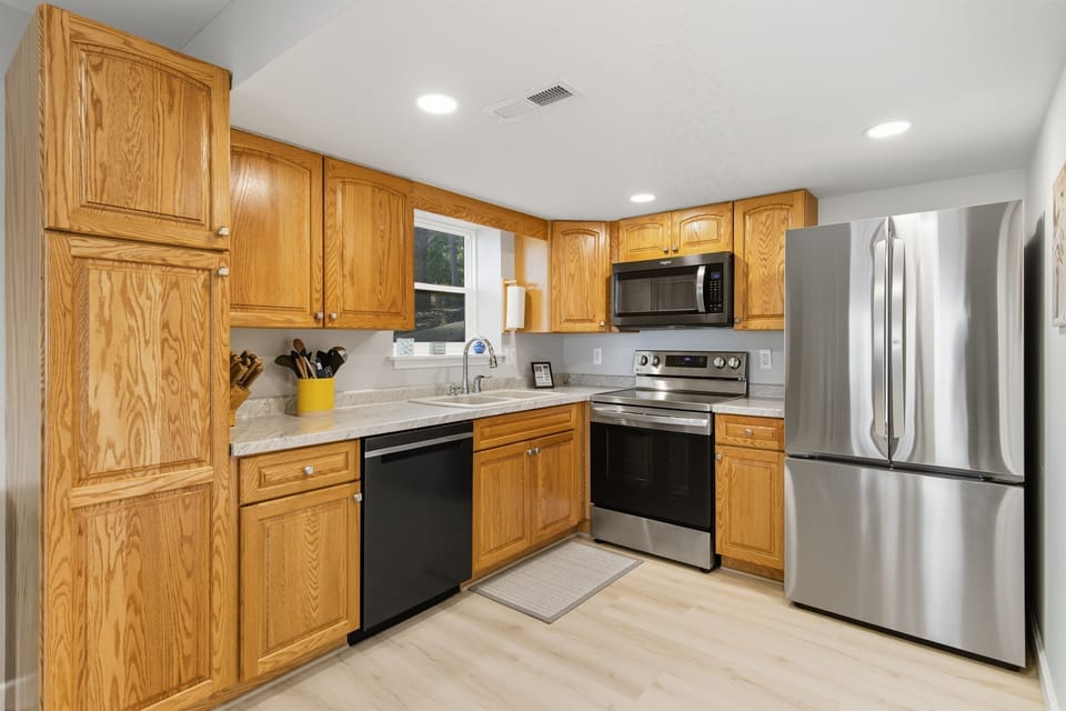 Fully stocked kitchen with everything you need to cook and entertain