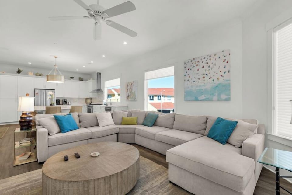 Plenty of seating in the living room