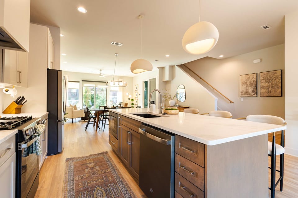Open concept first floor