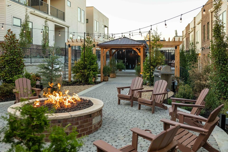 Fire pit perfect for warming up and winding down