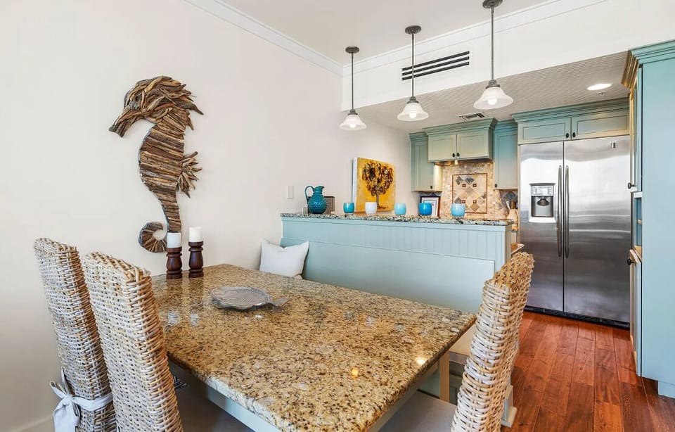 Condo, 2 Queen Beds (Salty's Six Palms 4A) | Dining