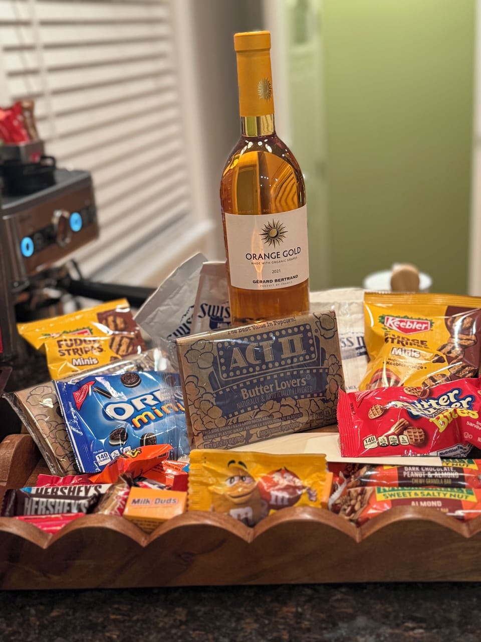 Welcome  snacks provided for guests